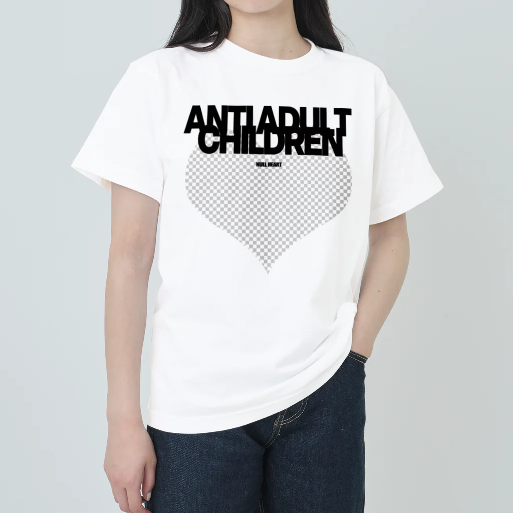 ANTI ADDULT CHILDREN®のANTI ADULT CHILDREN/NULL HEART HEAVY OZ TEE Heavyweight T-Shirt