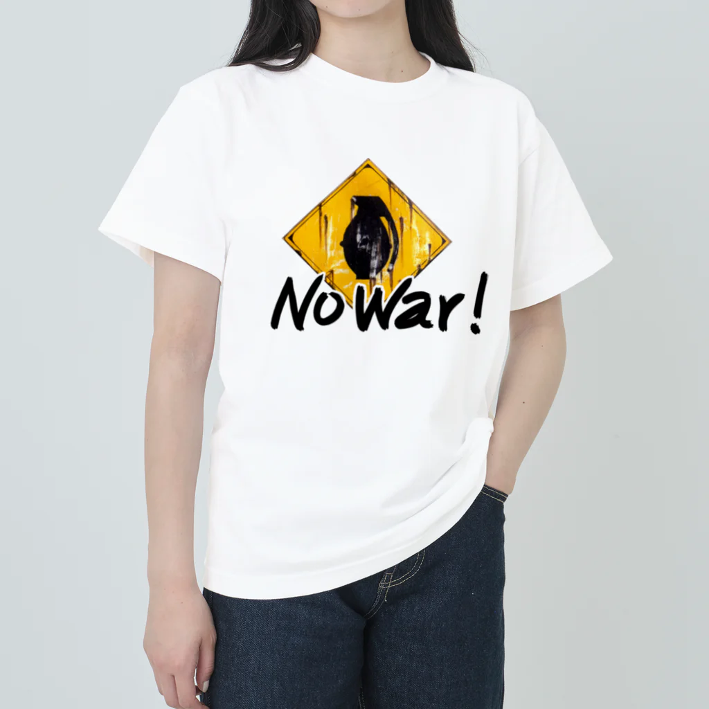 DreaminMast_SUZURIのNo War 002 ヘビーウェイトTシャツ