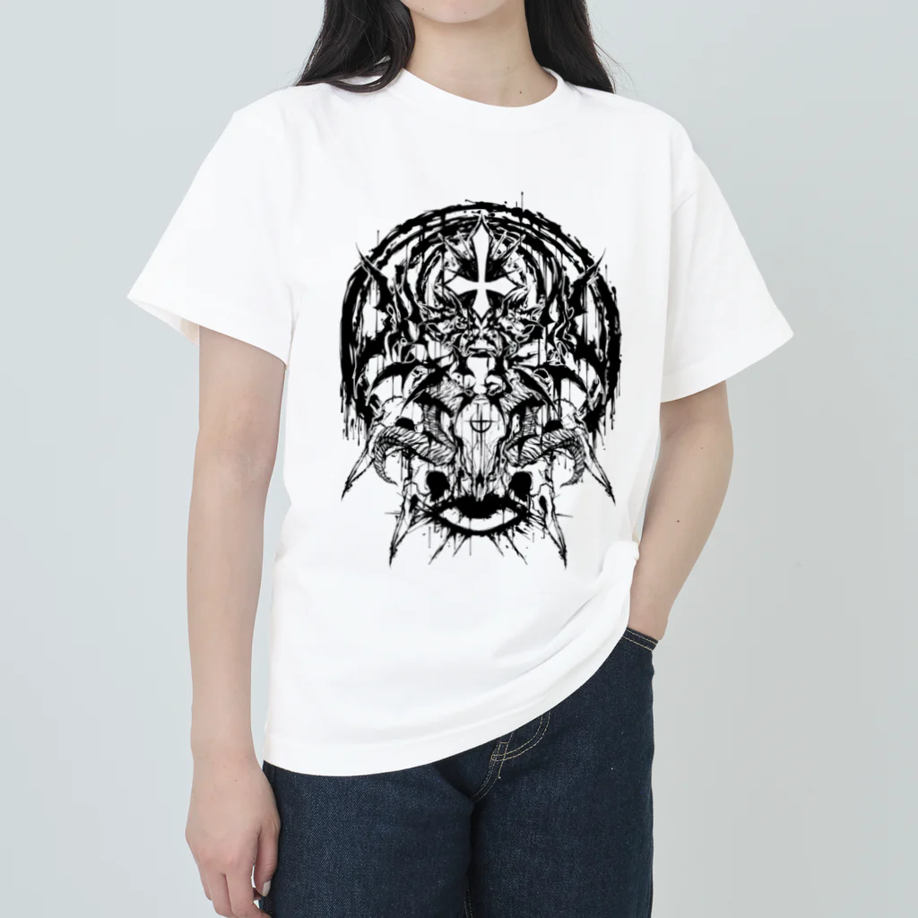 エゴイスト乙女の聖痕　黒 Heavyweight T-Shirt