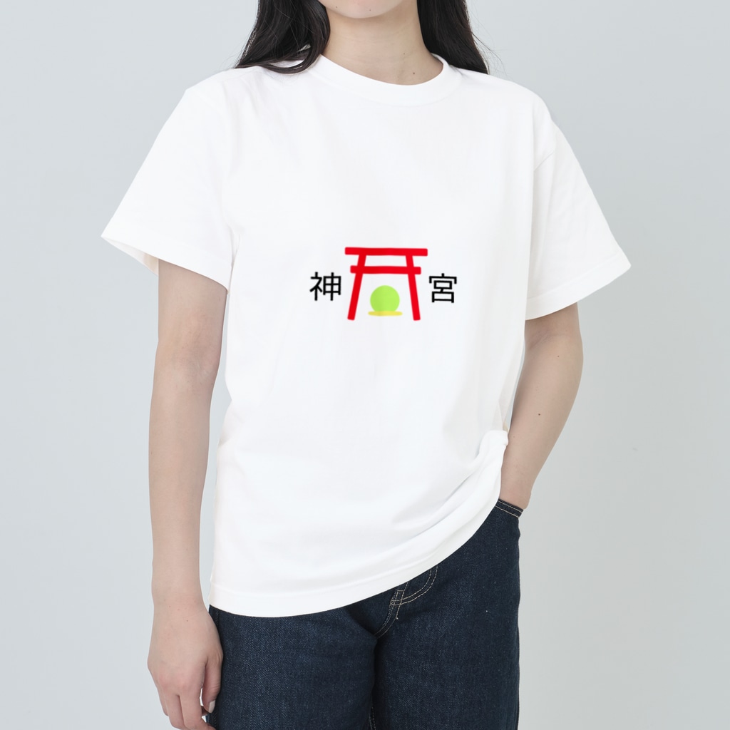 神風-KAMIKAZE-の神宮 -宝玉- Heavyweight T-Shirt