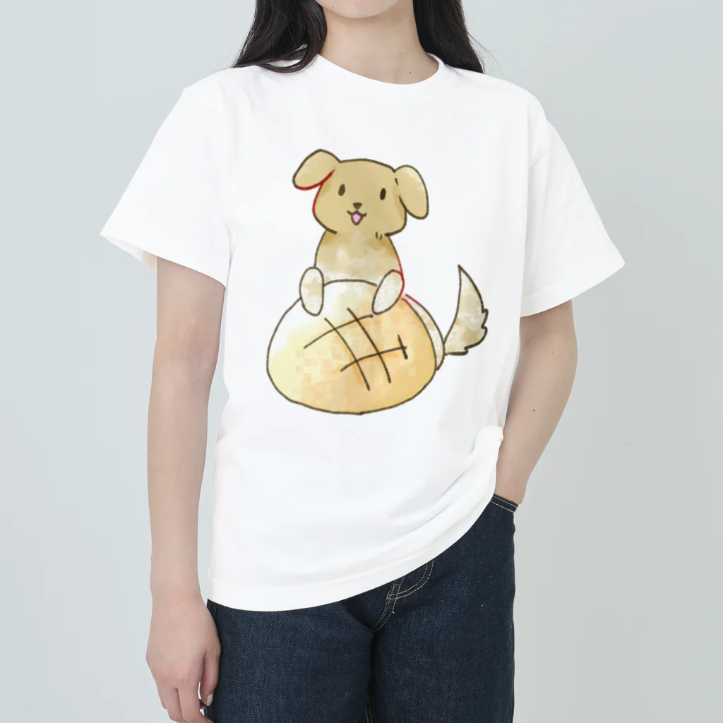 碧野屋のメロンパン×いぬ Heavyweight T-Shirt