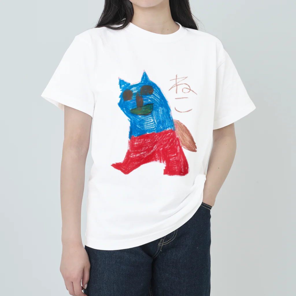 futaba_npoの「ねこ」 ヘビーウェイトTシャツ