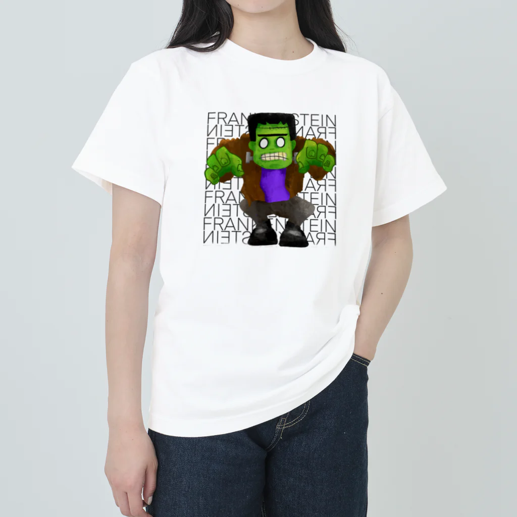 Hey! Kids KidsのHalloween Frankenstein Liam Fitzpatrick  ヘビーウェイトTシャツ