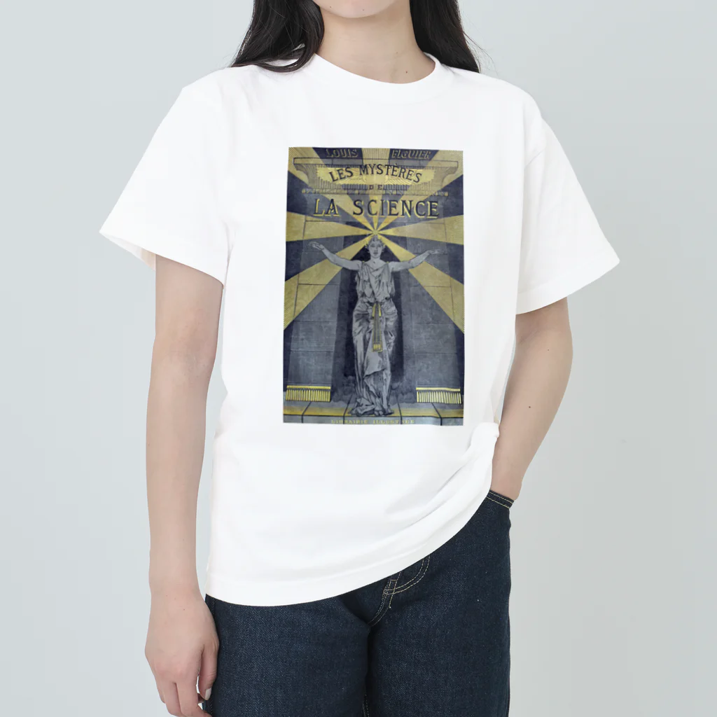 Saza-nami Antique designの科学の女神 ヘビーウェイトTシャツ