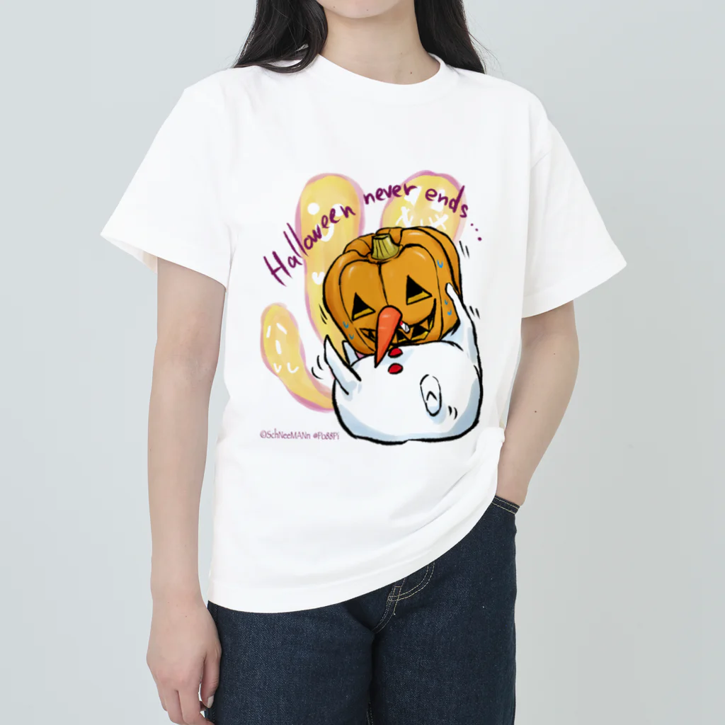 Le souffle blanc@SUZURIのしゅねまんハロウィンコスプレ ジャック・オーランタン Heavyweight T-Shirt