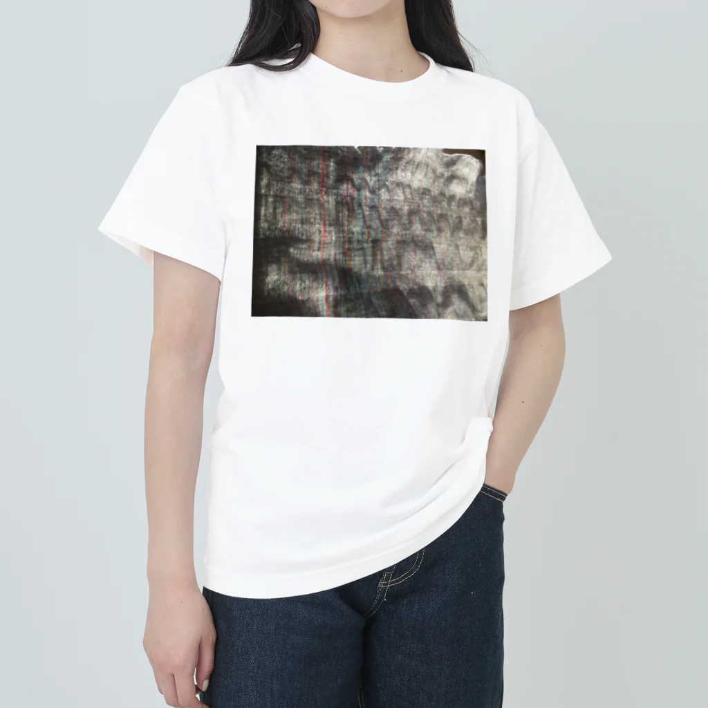 お花やさんの光に透ける織物 Heavyweight T-Shirt