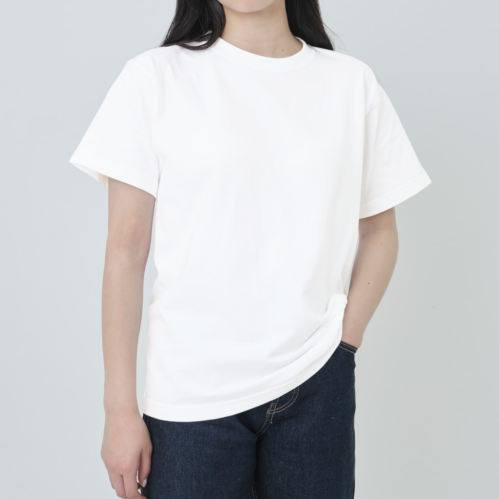 GOODS SHOP【そぞろな小窓】 SUZURI店の[バックプリント]【本番まであと何日？】 Heavyweight T-Shirt
