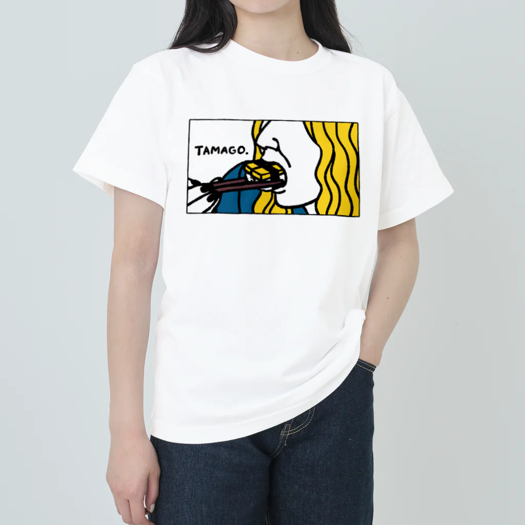 Creative store Mの君知＊NIKOGUI-design(TAMAGO) Heavyweight T-Shirt