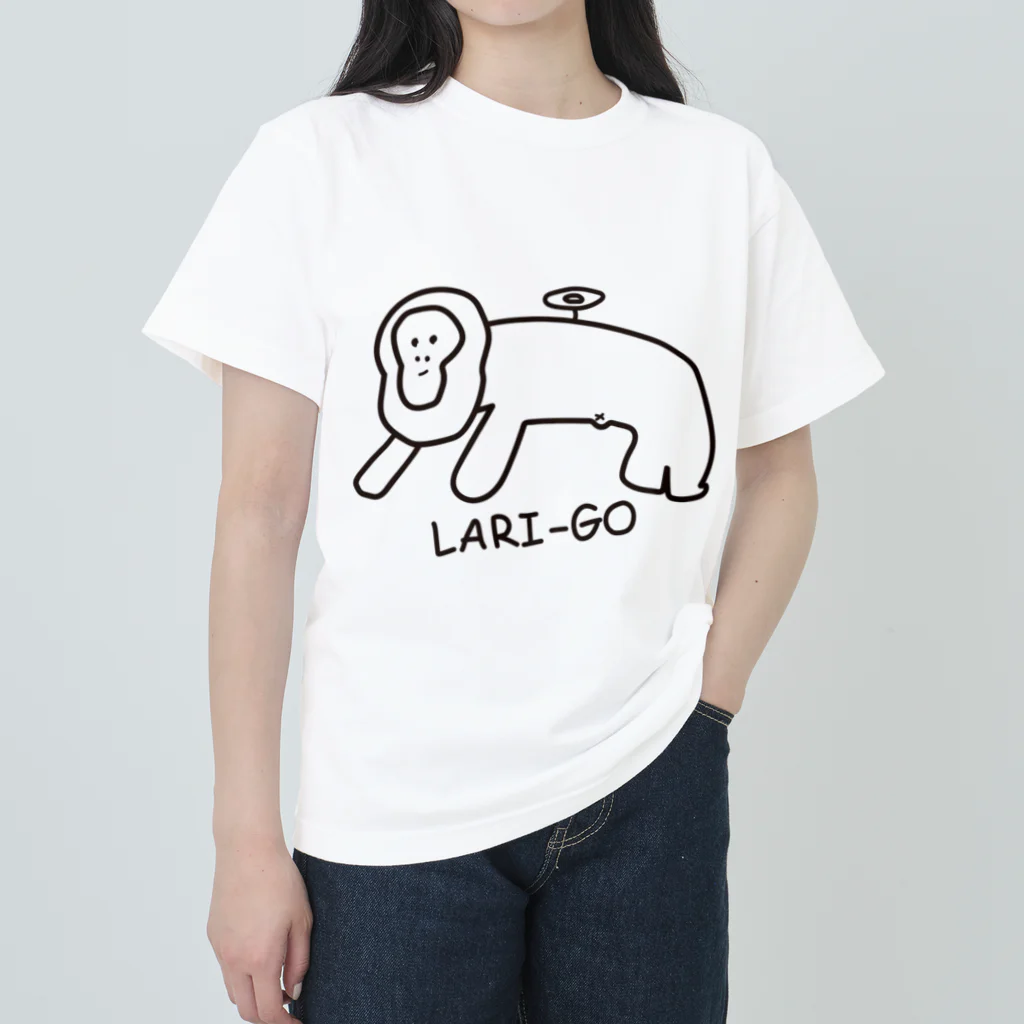 1ウッホのLARI-GO *FORKLIFT* ヘビーウェイトTシャツ