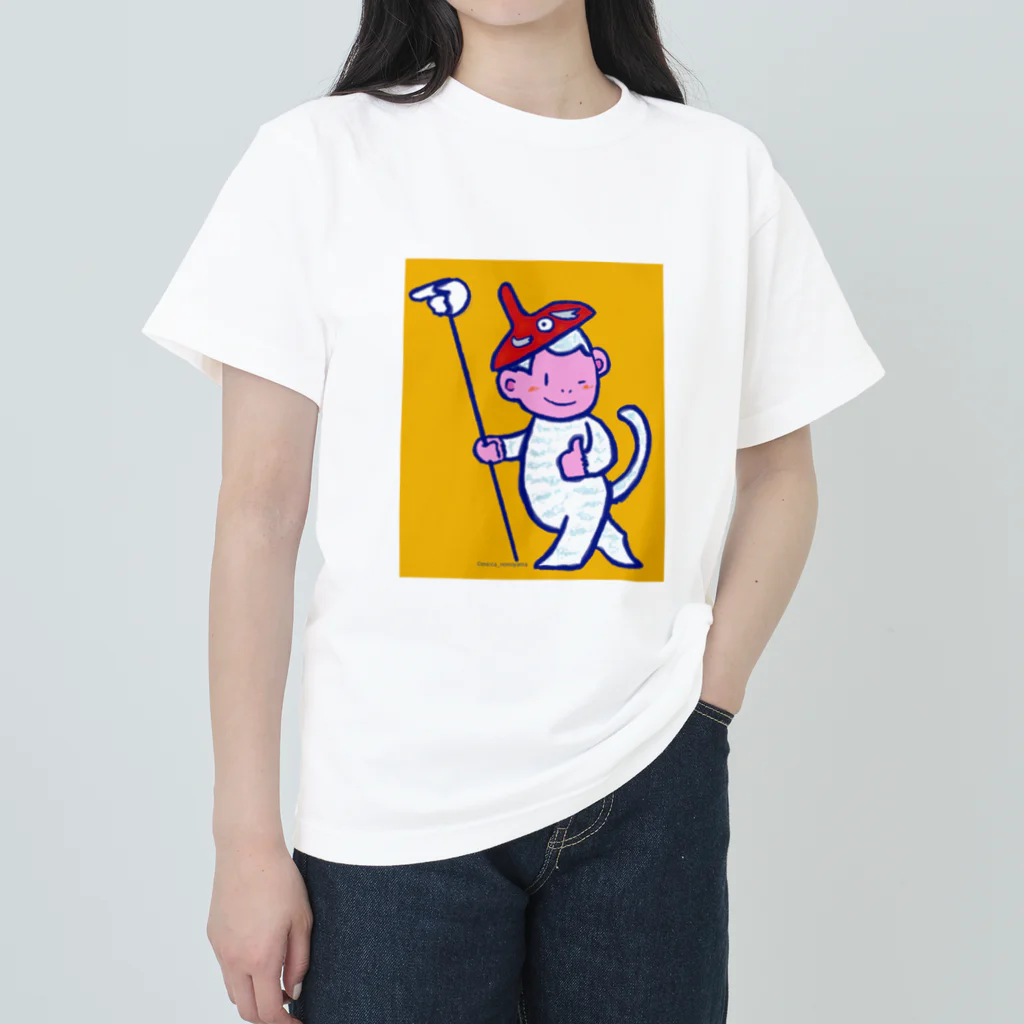 MOCHのおさるタヒコ Heavyweight T-Shirt