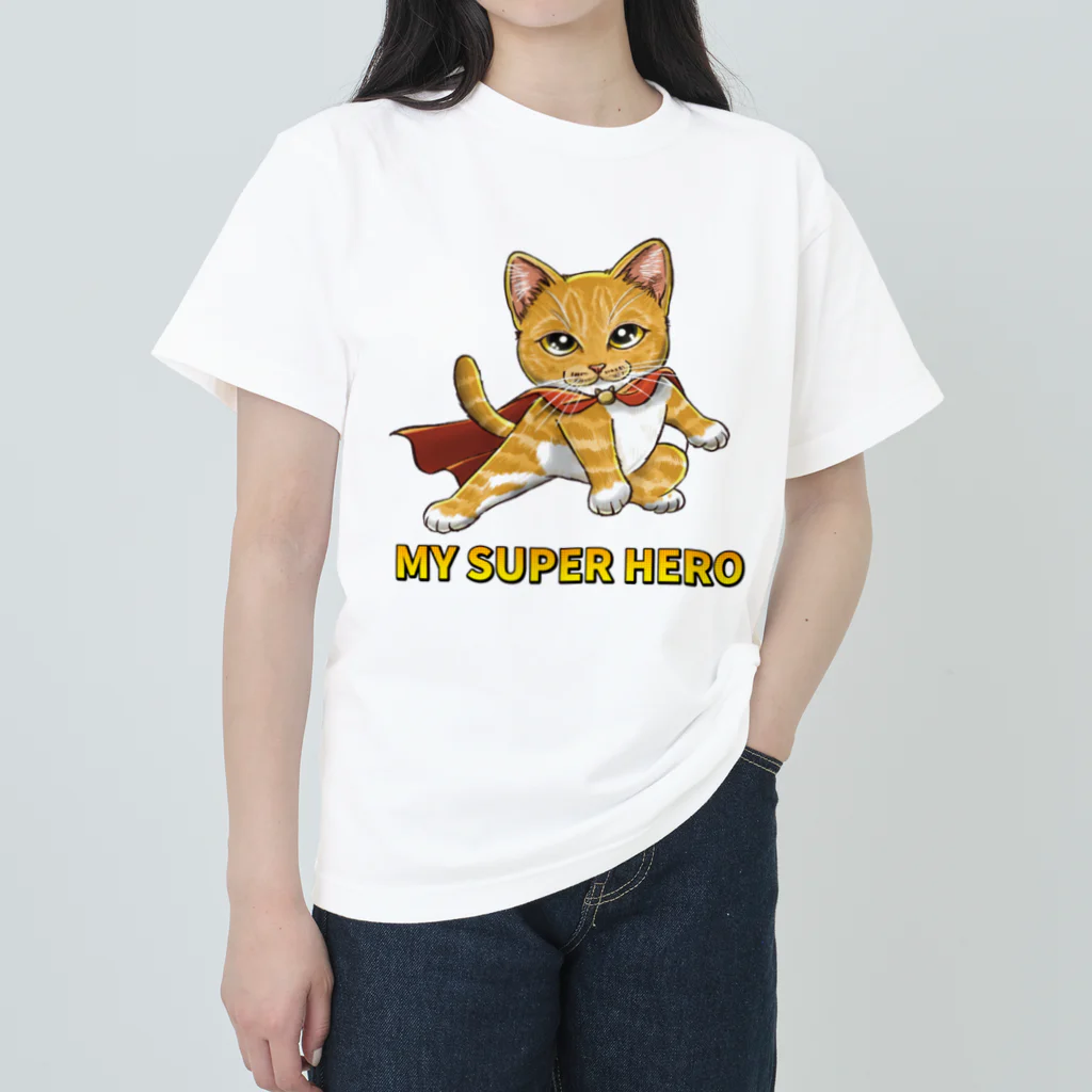 縁-yukari-のMY SUPER HERO Heavyweight T-Shirt