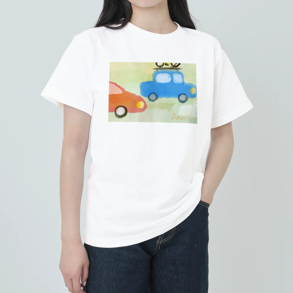 AM4:00の奴らのgo to SUNDAY(木曜日) Heavyweight T-Shirt