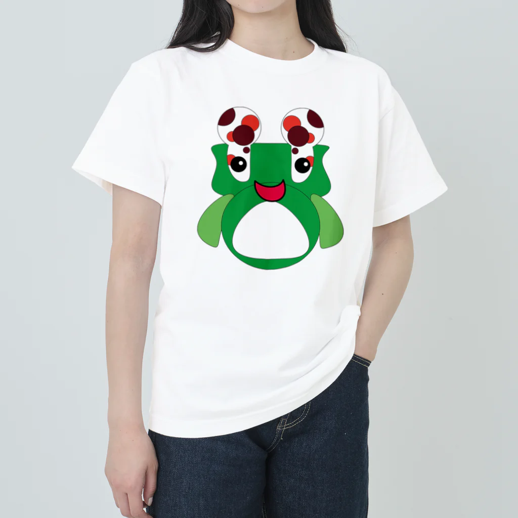 ADMS_Yuki_IKIのカエルのkarue ヘビーウェイトTシャツ