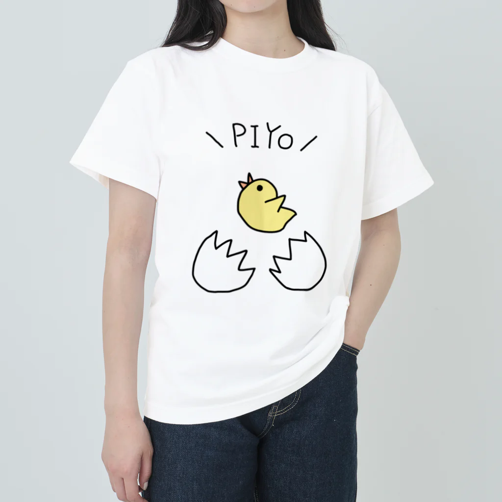 harusaraショップの＼PIYO／グッズ ヘビーウェイトTシャツ