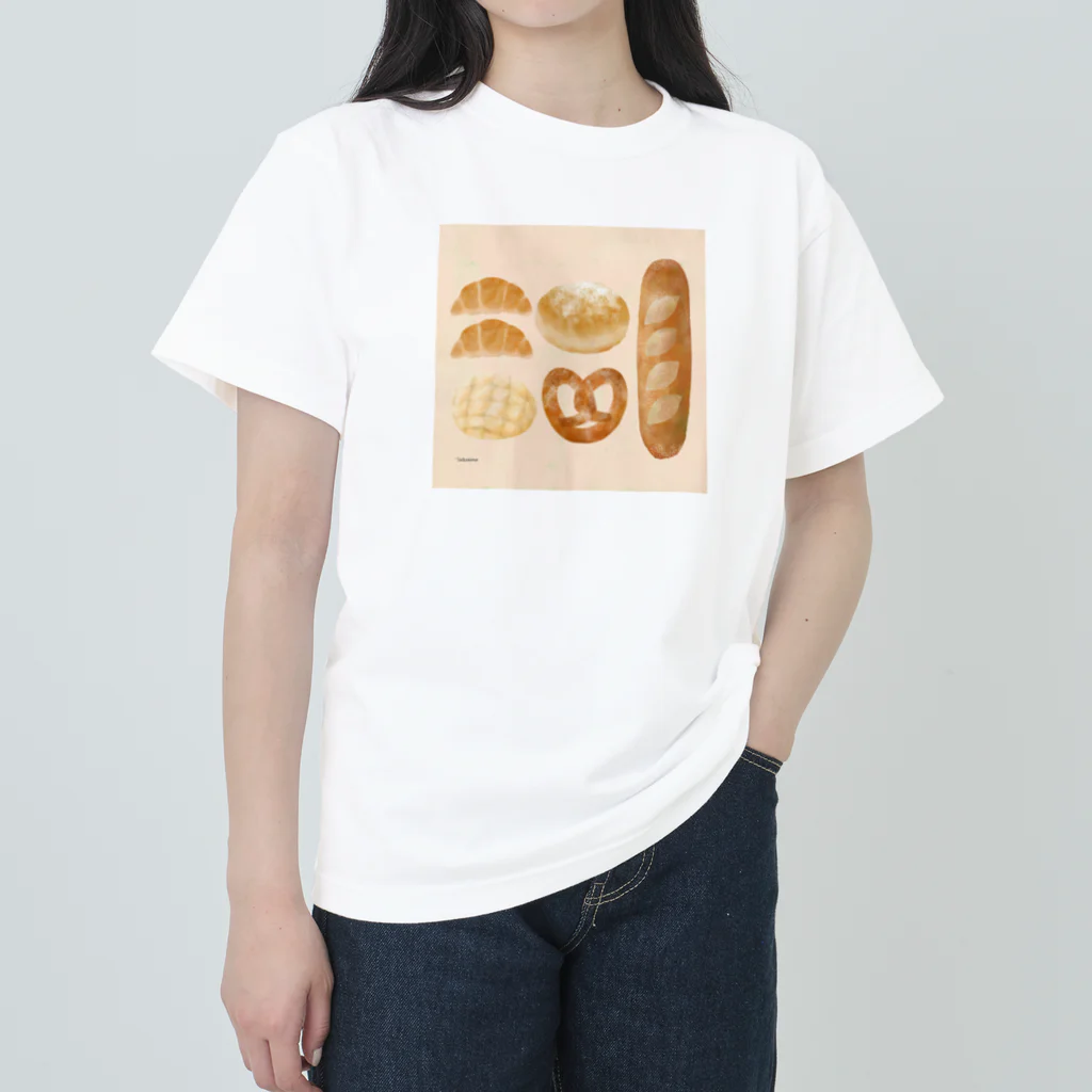 tateshima(たてしま)のパン大好き！！ Heavyweight T-Shirt