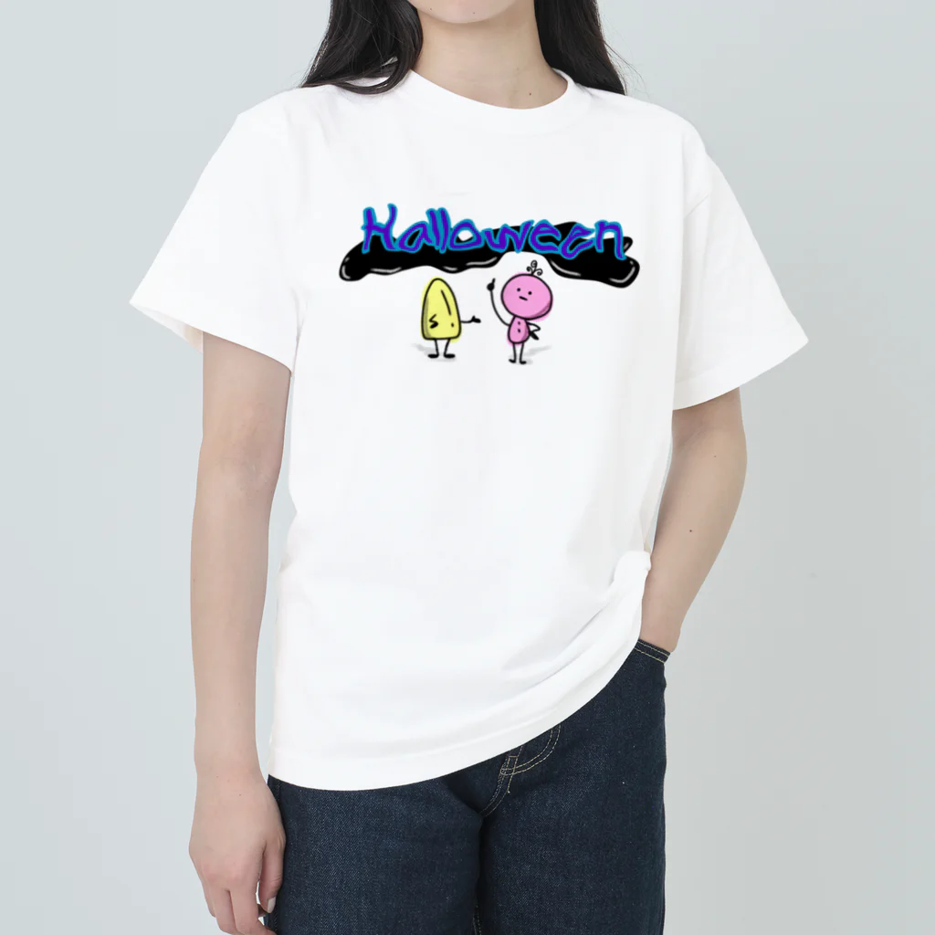 Halloween のカクカクとウネウネ Heavyweight T-Shirt