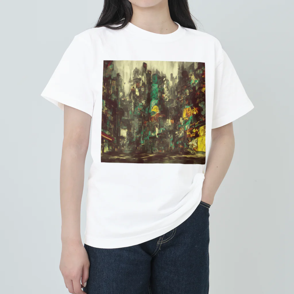 TakashiSのFuture city Heavyweight T-Shirt