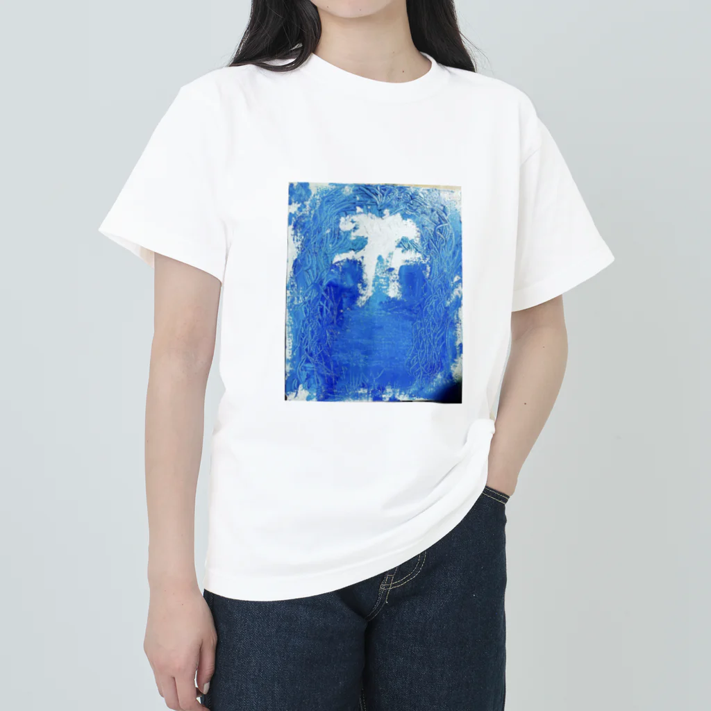 民　三角　（たみ　みかど）の花の専門店の彼女 Heavyweight T-Shirt