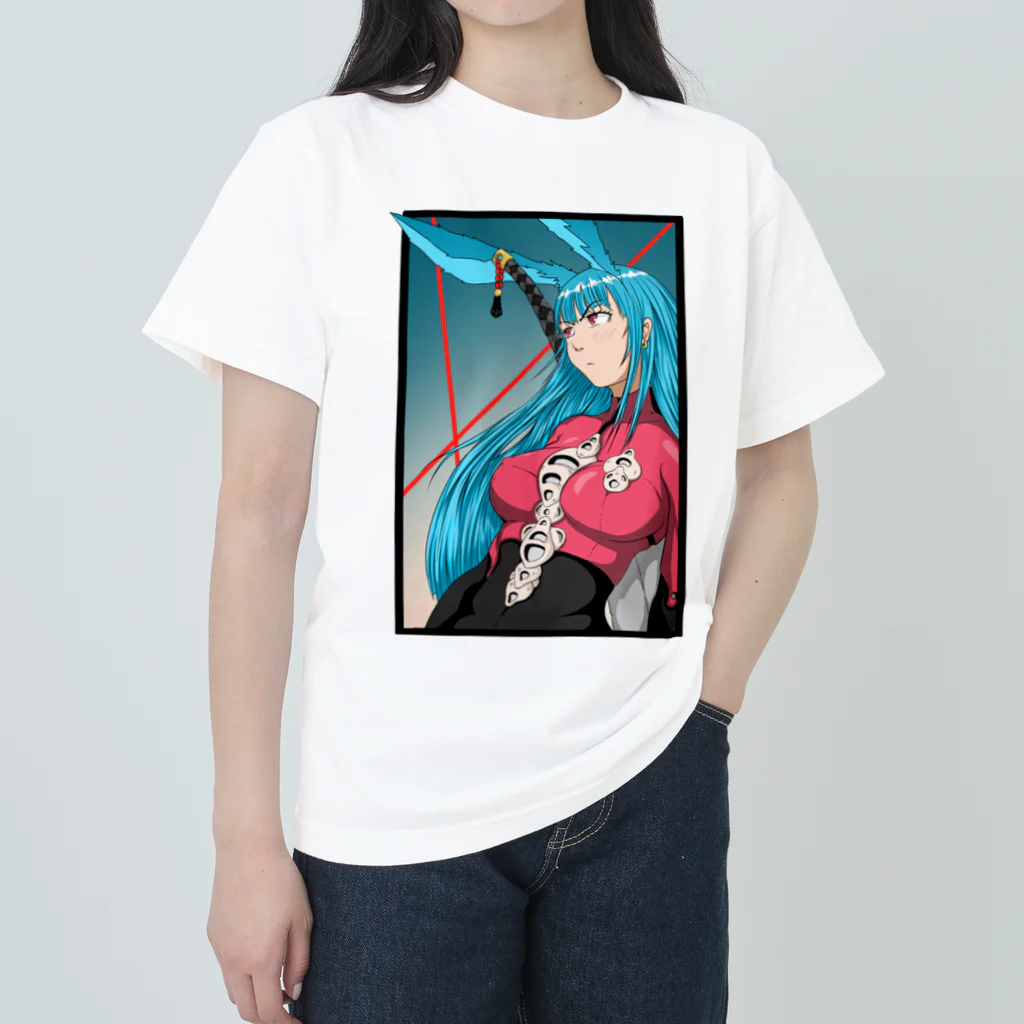 A.R.SのBUNNYGIRL (FRONT) Heavyweight T-Shirt