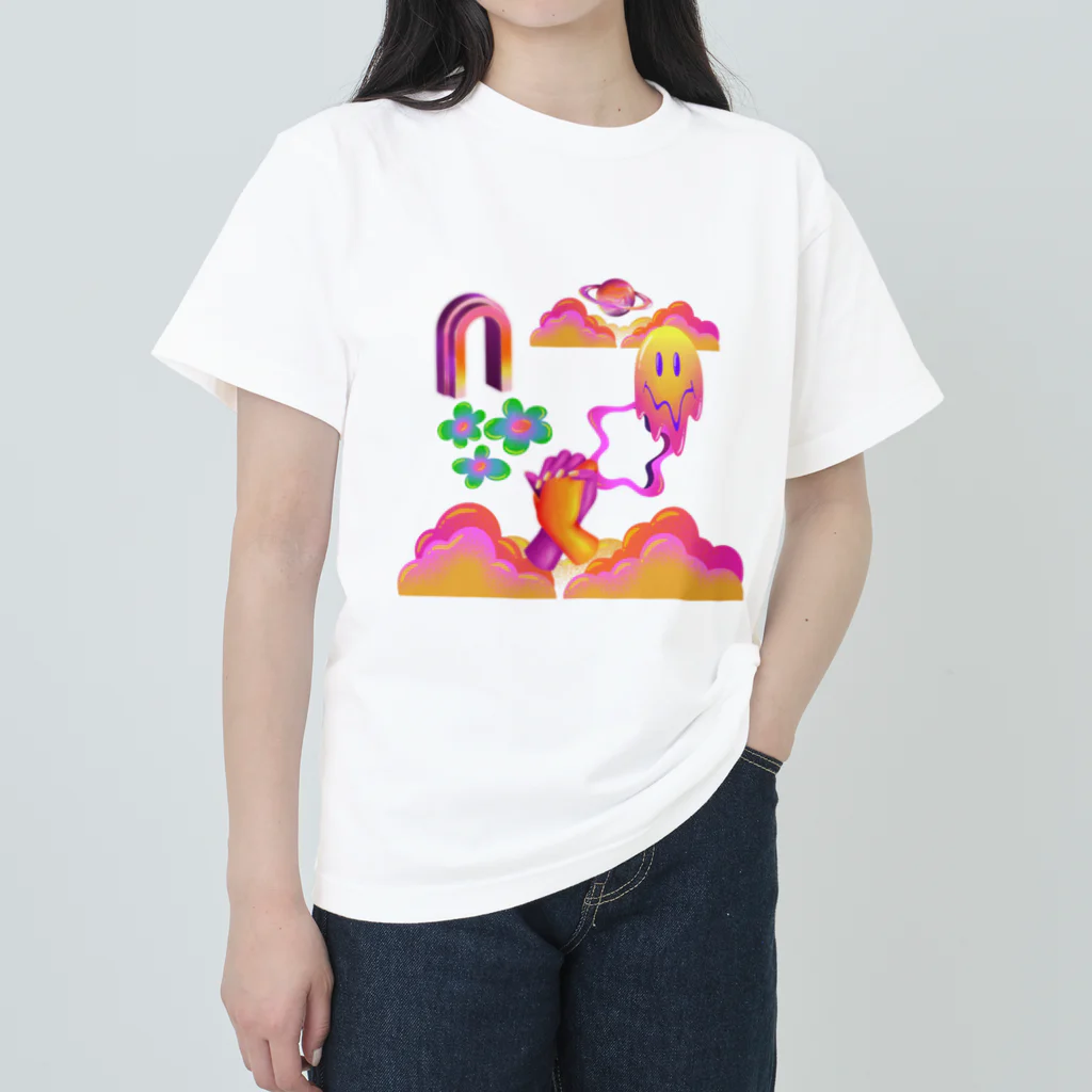 𝙈𝙊𝙈𝙊'𝙨 𝙎𝙝𝙤𝙥のemo_emo-02 Heavyweight T-Shirt