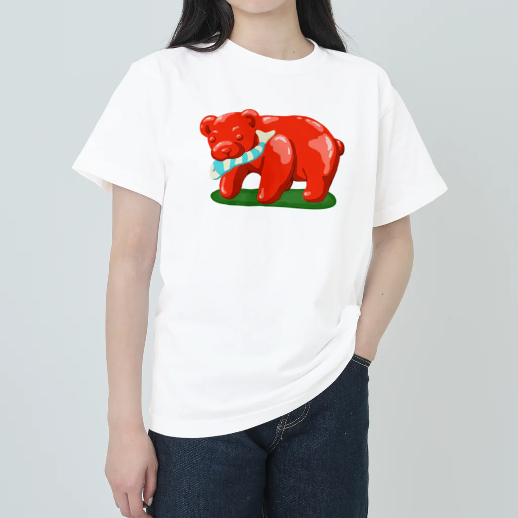 みけにっけ商店のグミベアーとお魚ちゃん Heavyweight T-Shirt