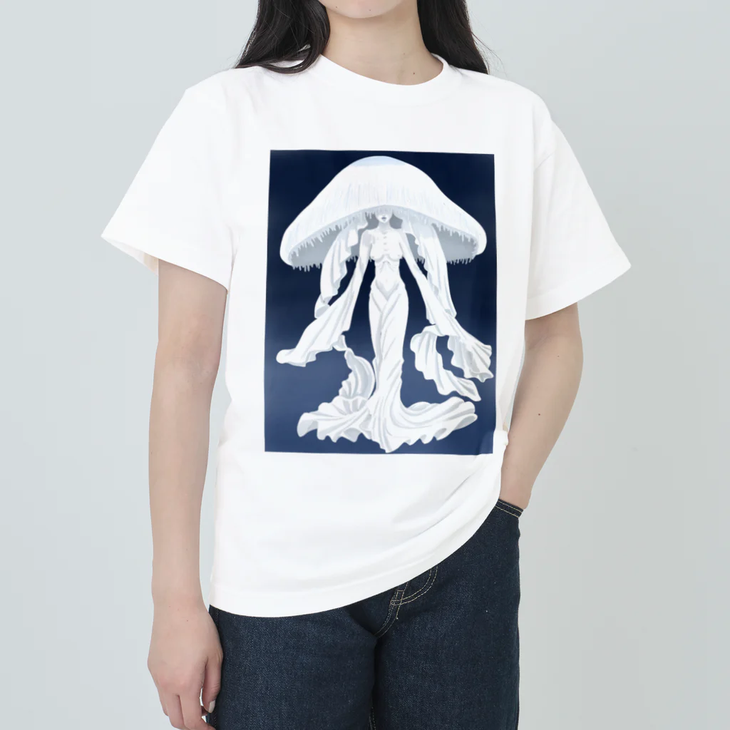 -CLO-のクラゲの女神 ヘビーウェイトTシャツ