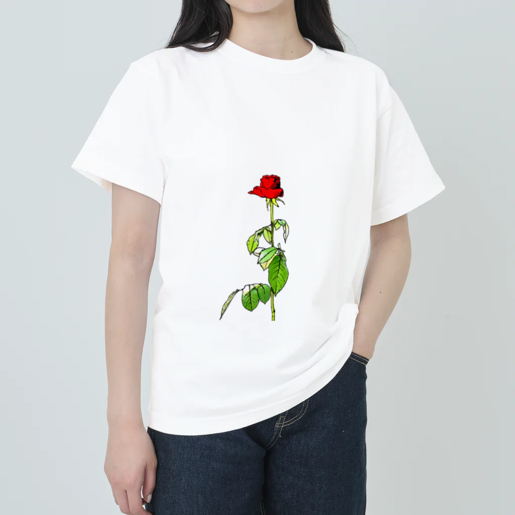 Onuuuun Artの薔薇 Heavyweight T-Shirt