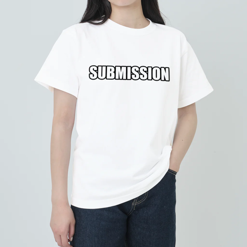 fight-jpのSUBMISSION　サブミッション Heavyweight T-Shirt