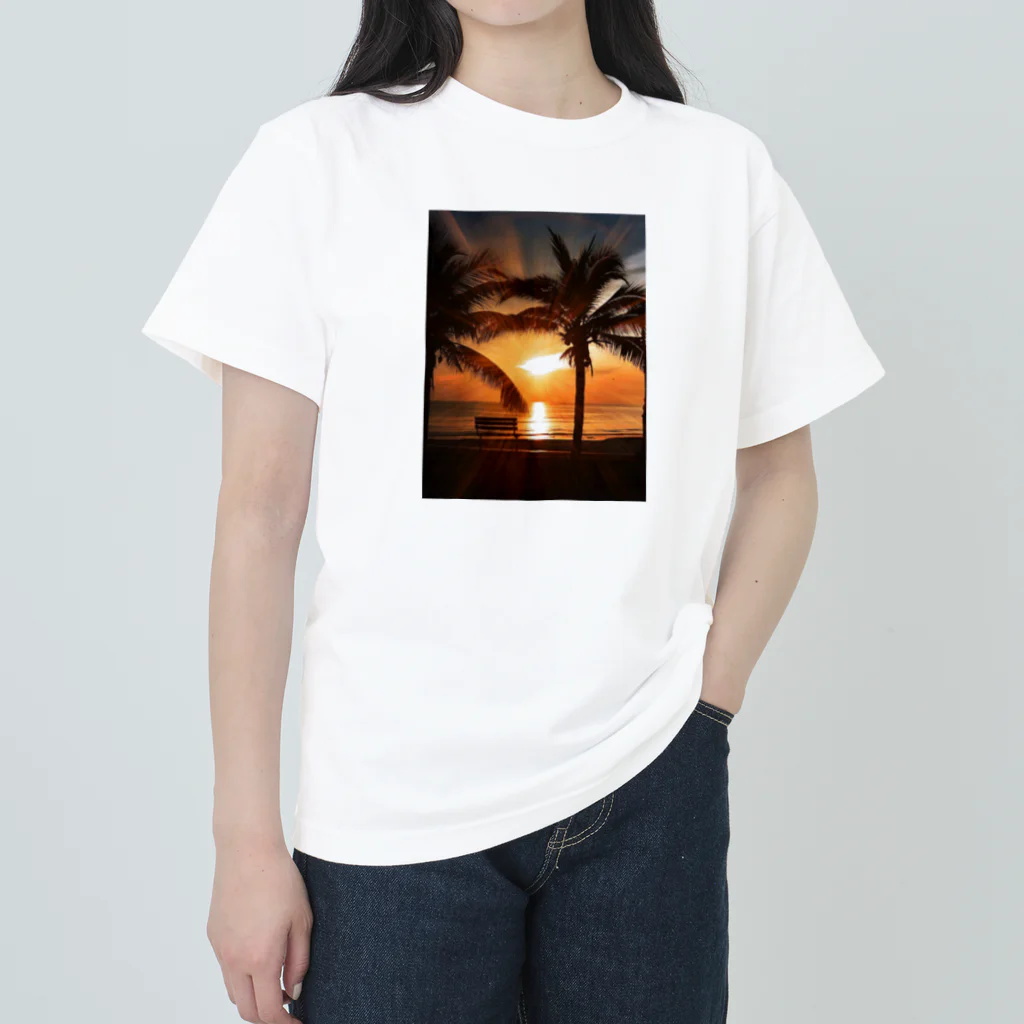 7HBO-SHOPのSunset picture ヘビーウェイトTシャツ