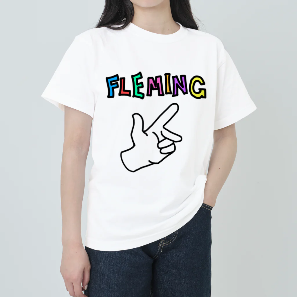 理系のらくがきのFLEMINGぽっぷ Heavyweight T-Shirt