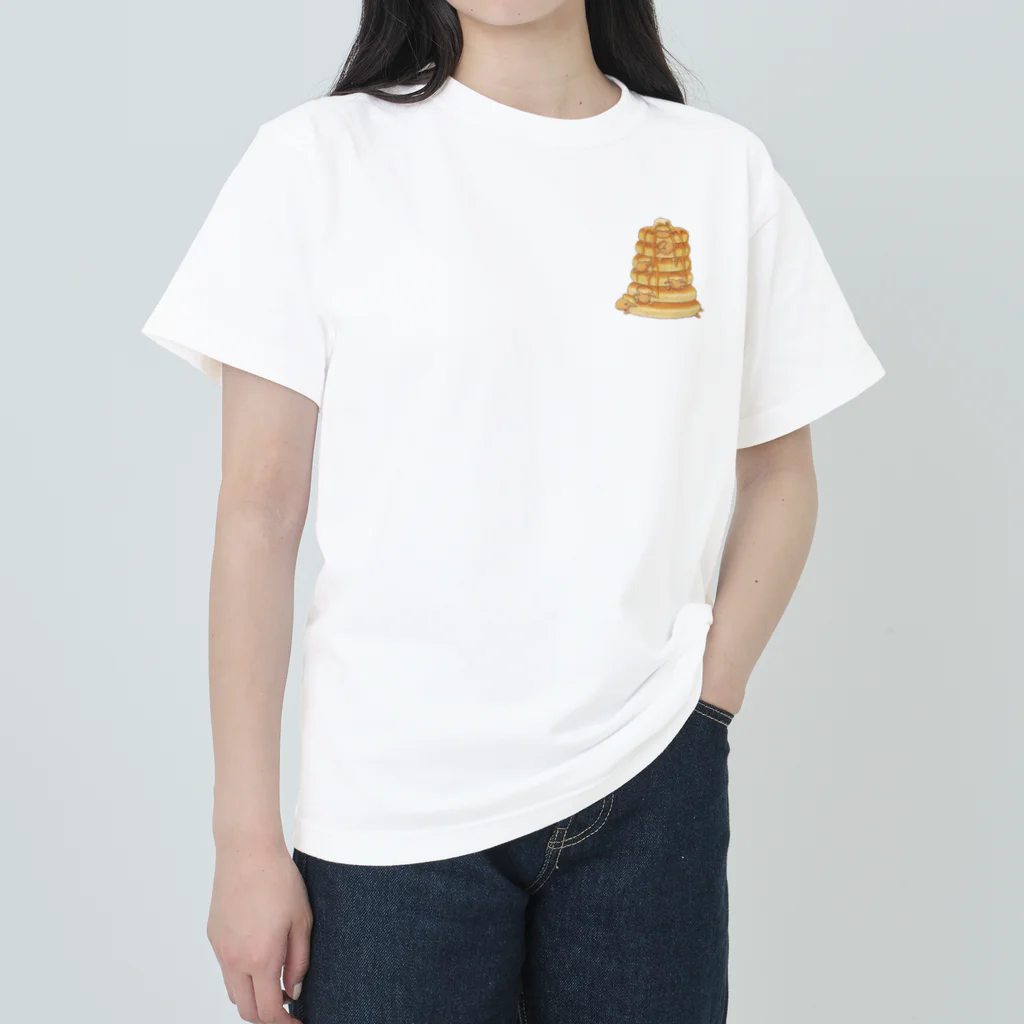 ひつじ好きのみそうギャラリーのパンケーキひつじ Heavyweight T-Shirt