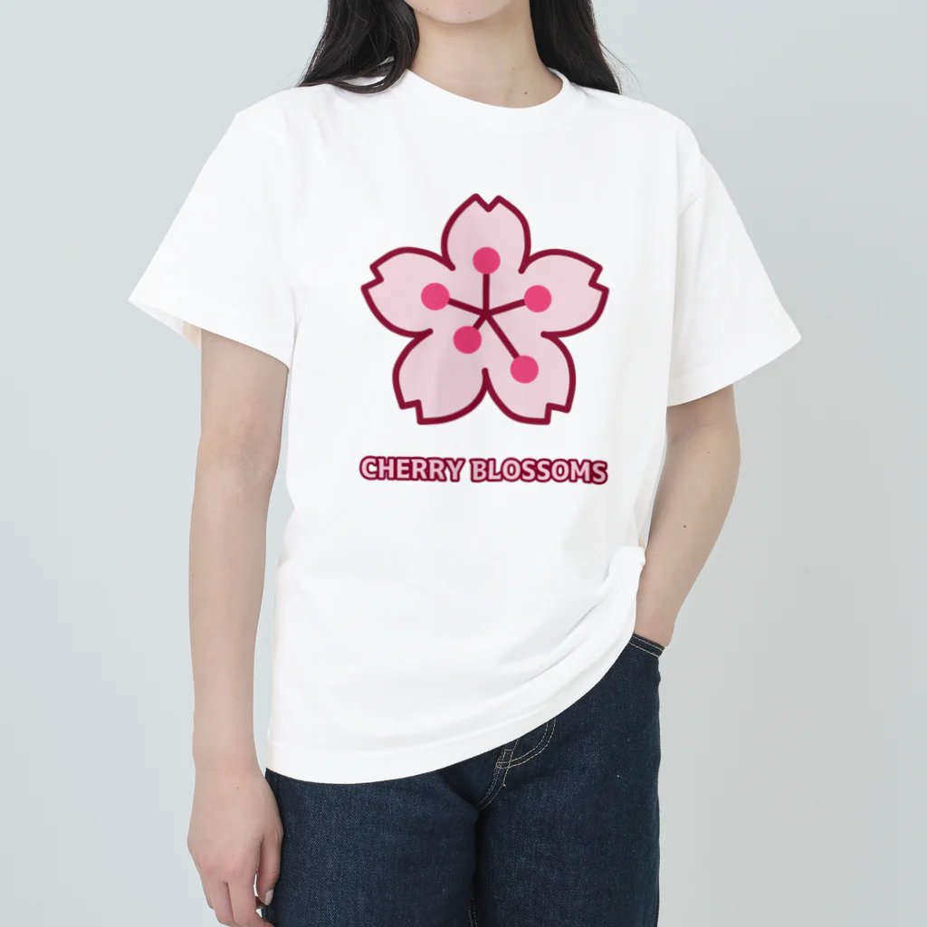 4_seasonのCHERRY BLOSSOMS ヘビーウェイトTシャツ