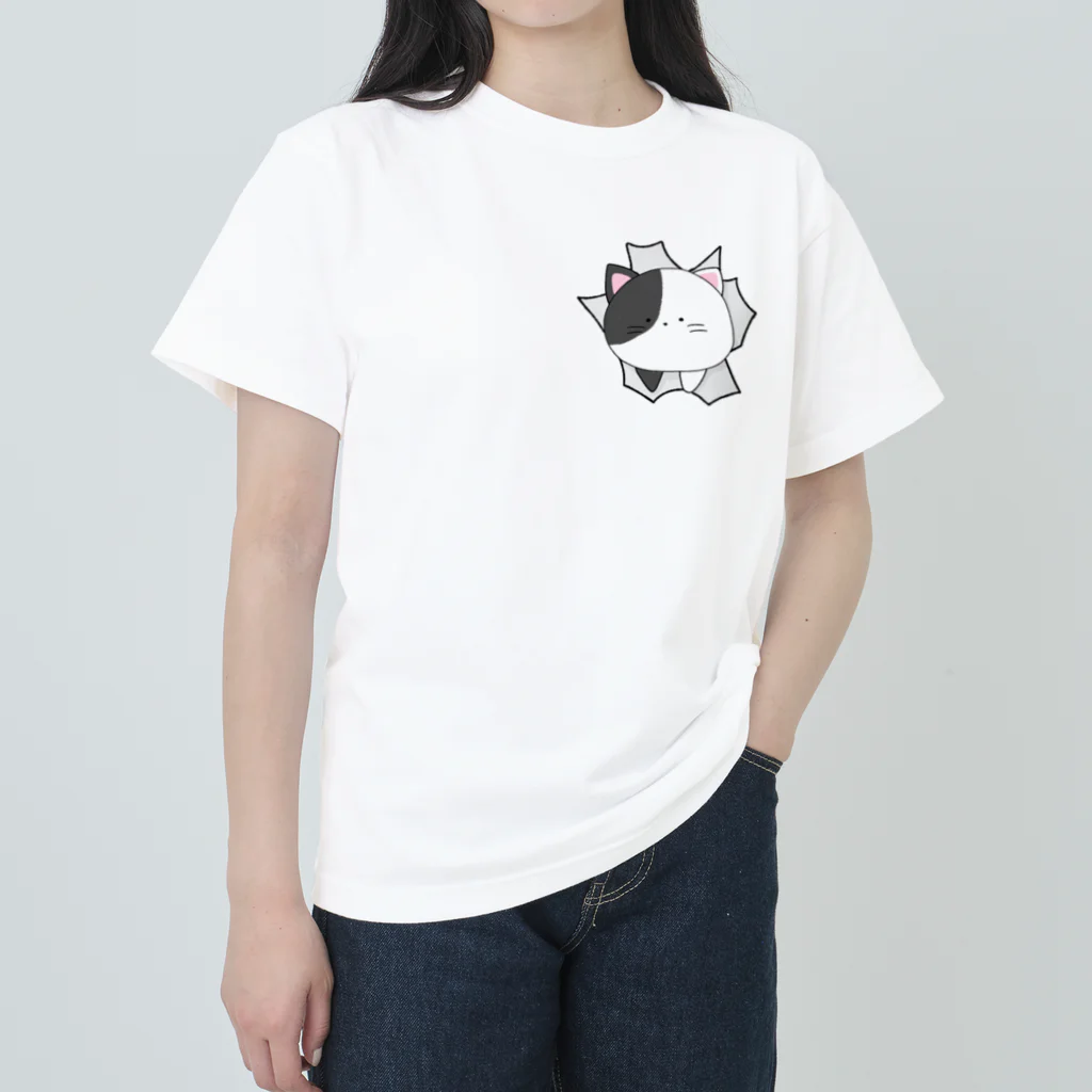 あにまるずのねこさん Heavyweight T-Shirt