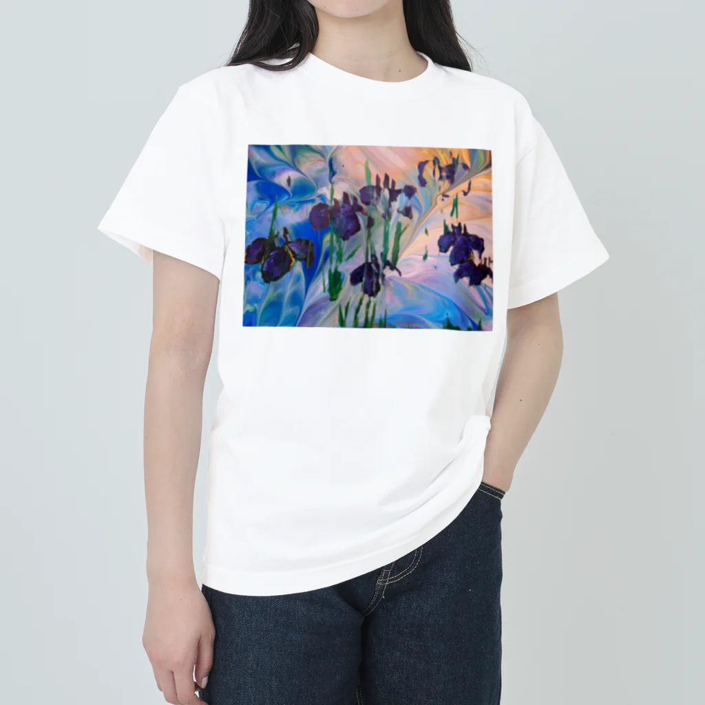 SENNOSUZUのハナショウブ ヘビーウェイトTシャツ