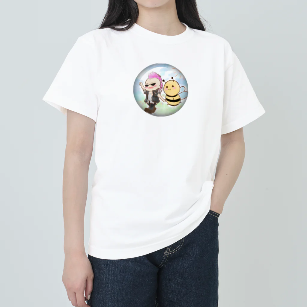 ザコ屋GOLDの北斗のザコ　ファンシーエディション Heavyweight T-Shirt