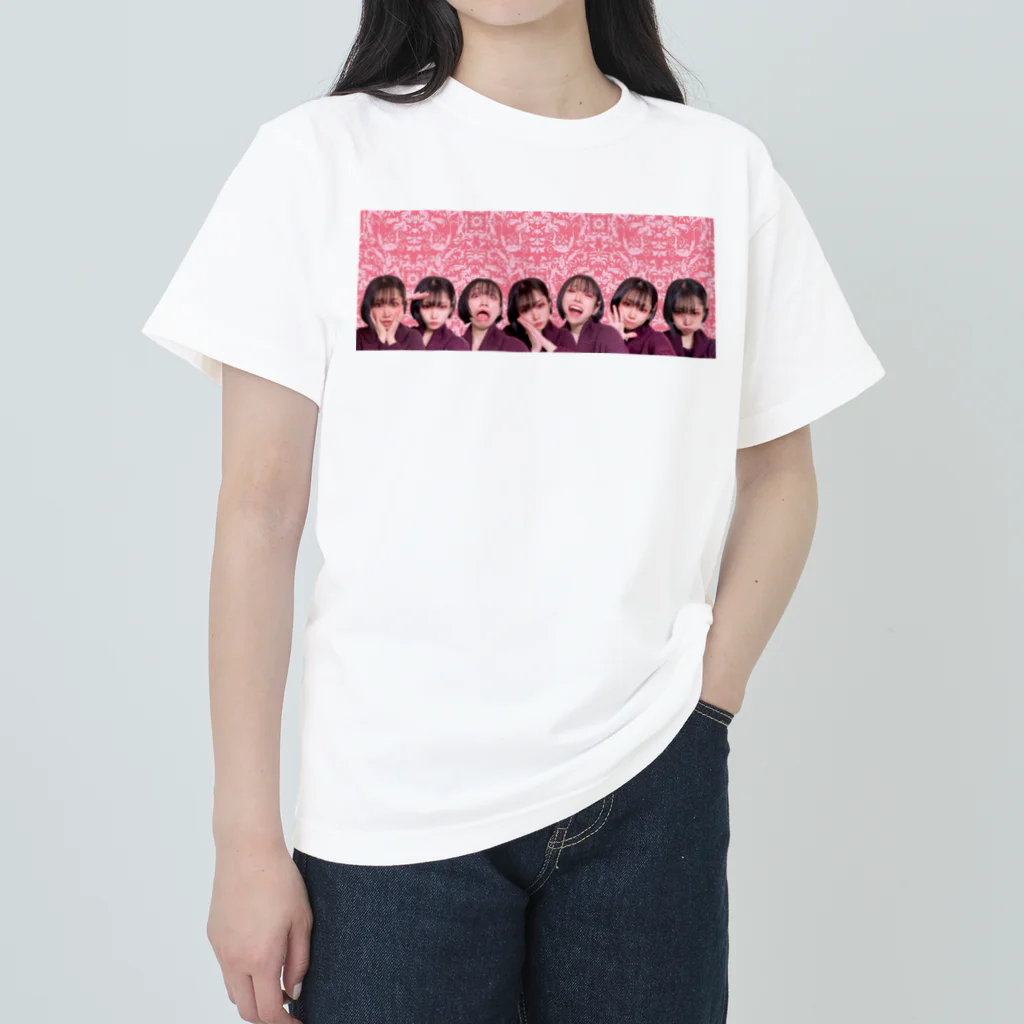 🥚故鶏痰🐣の私の顔面地獄編 ヘビーウェイトTシャツ