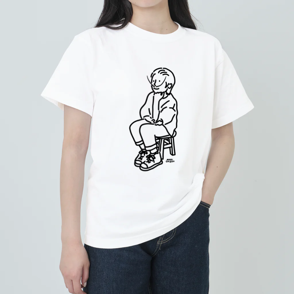 モリチエコのむすこーで02 Heavyweight T-Shirt