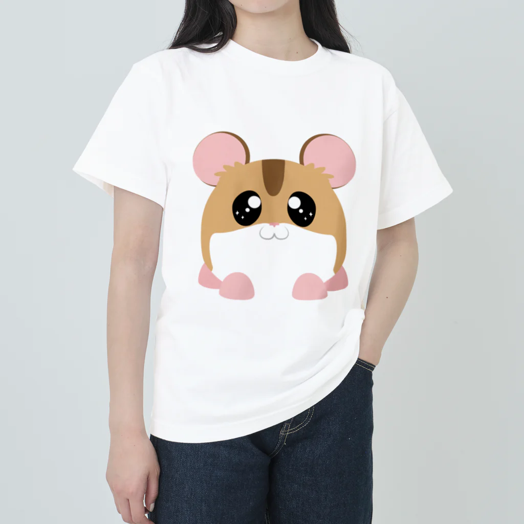 コロコロ ストアのコロコロかわいいハムスター Heavyweight T-Shirt