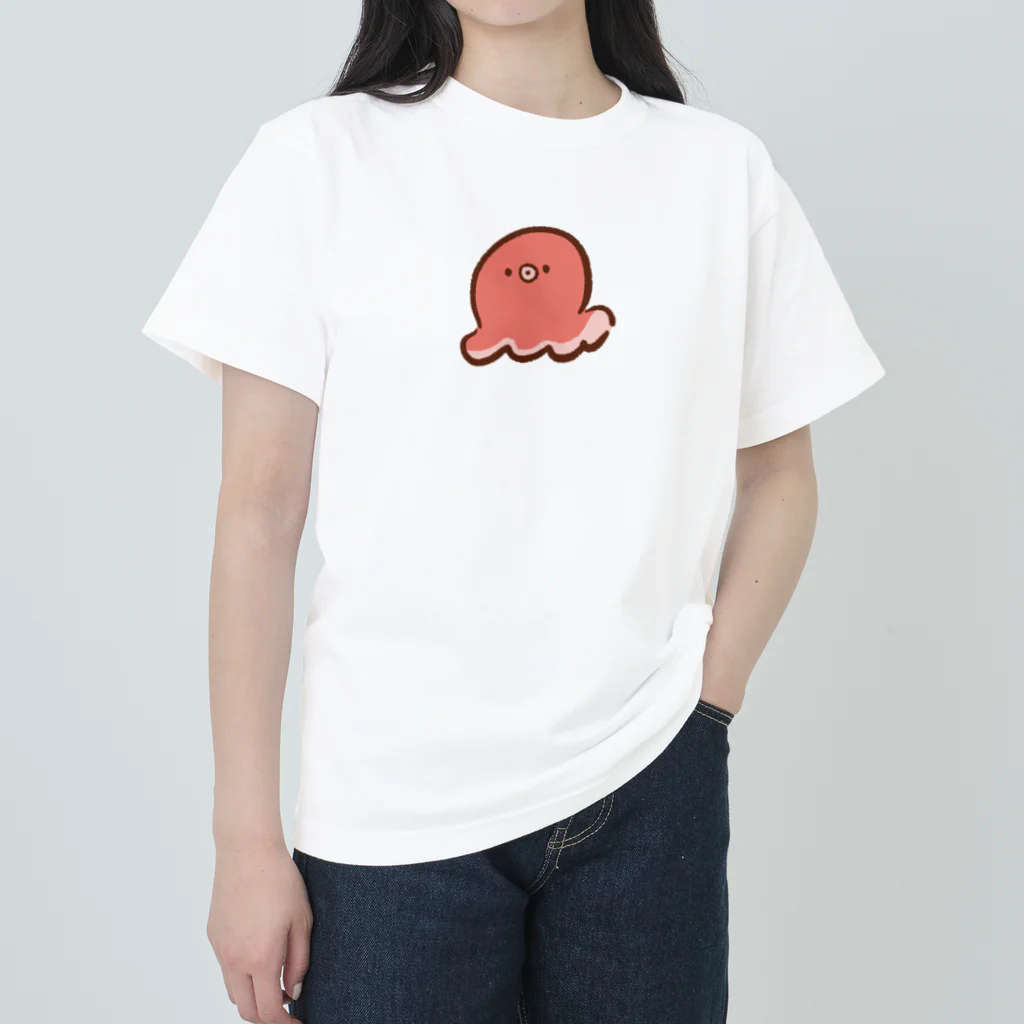 tanun./たぬんのたこさんウインナー ヘビーウェイトTシャツ