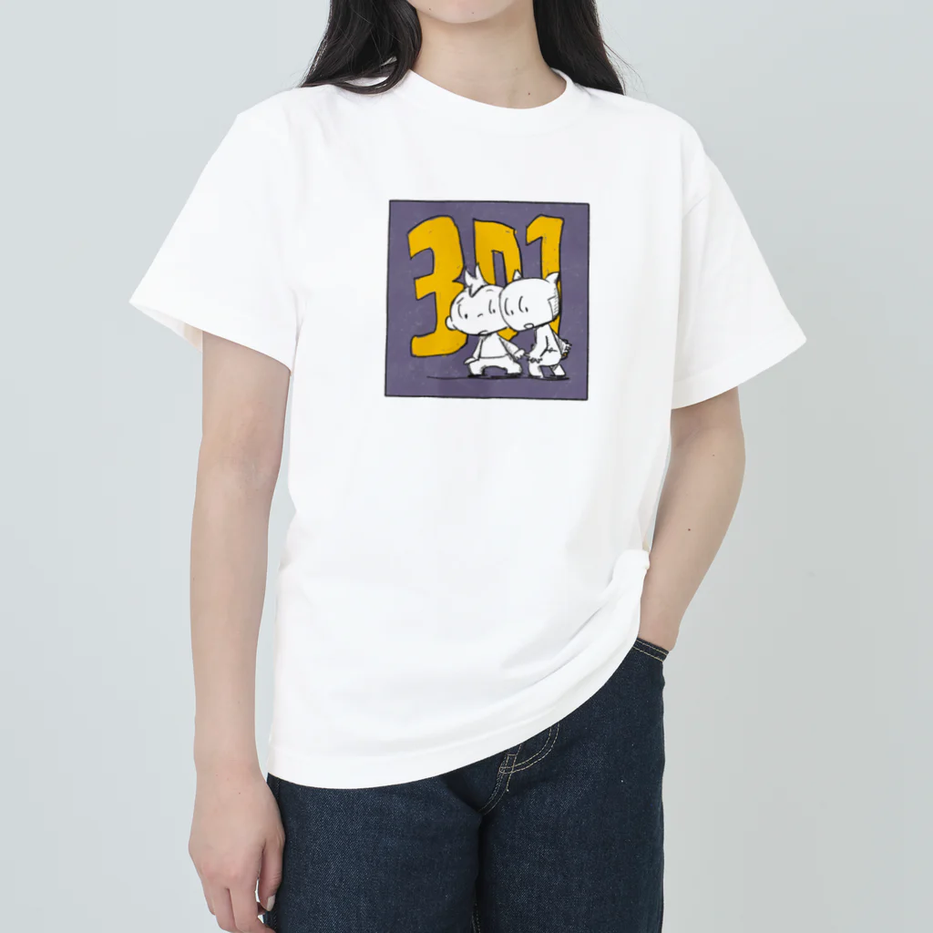 3D1のデボとダド ヘビーウェイトTシャツ