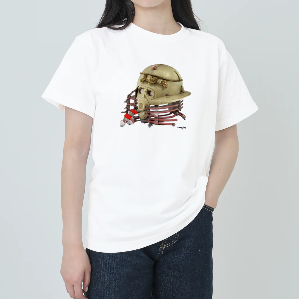 🍩tarojiro(たろじろ) shop🍩のピタゴラ装置で顎関節矯正 by AI Heavyweight T-Shirt