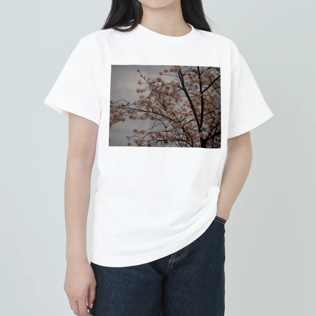 ムーンライトのレトロSAKURA ヘビーウェイトTシャツ