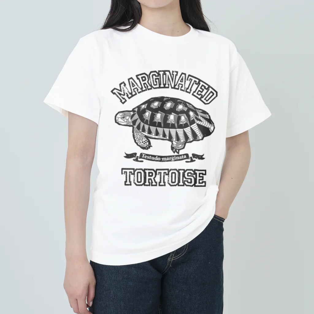 はやしりえのマルギナータさん　カレッジロゴ Heavyweight T-Shirt