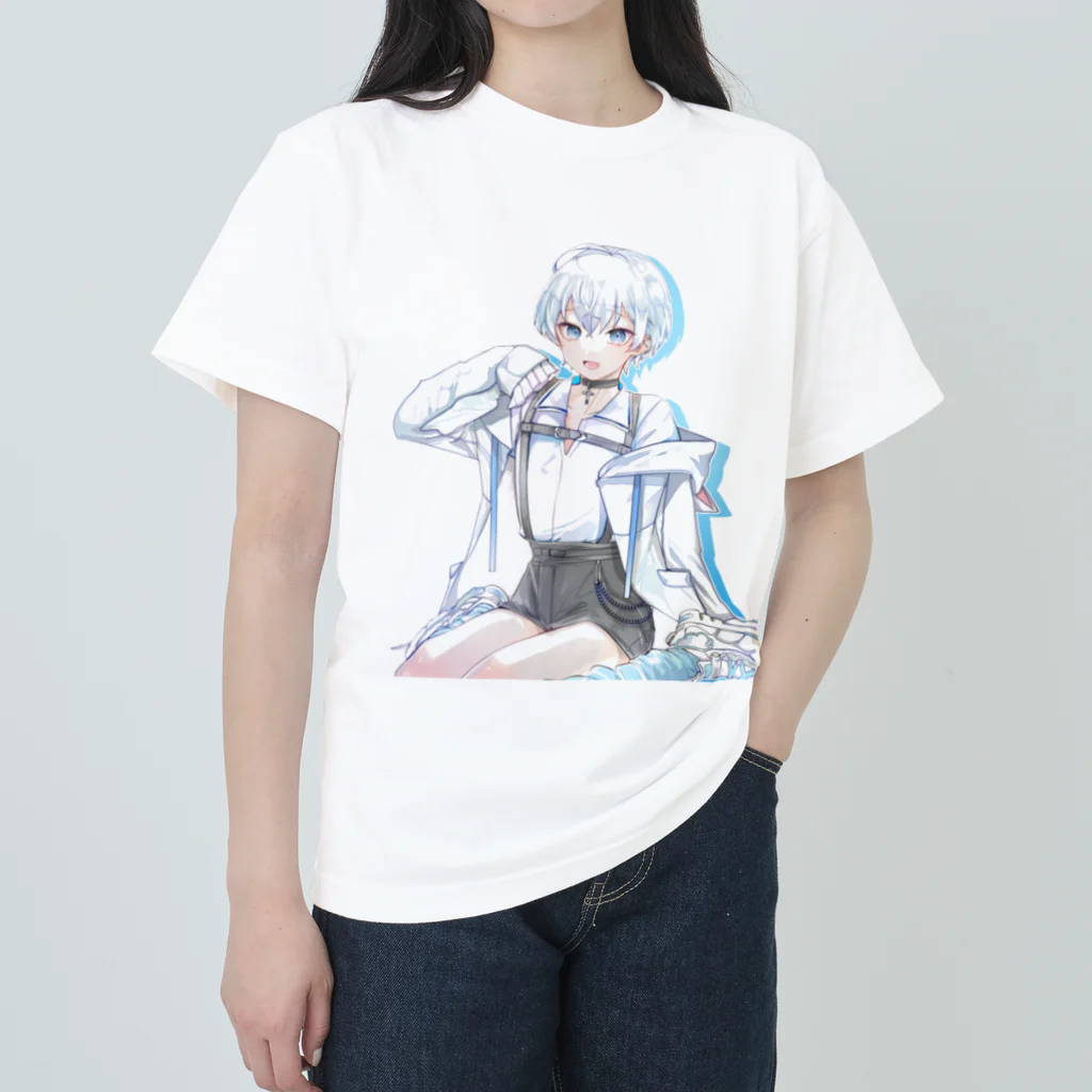 あまね🤟🏻🫶🏻 のAmane'立ち絵グッズ ヘビーウェイトTシャツ