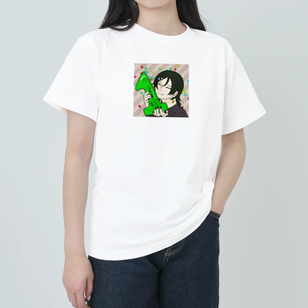 🟢深海通販所🦂の玉蟲 涙 𝟭𝘀𝘁Anniversary（七ツ河 本好） ヘビーウェイトTシャツ