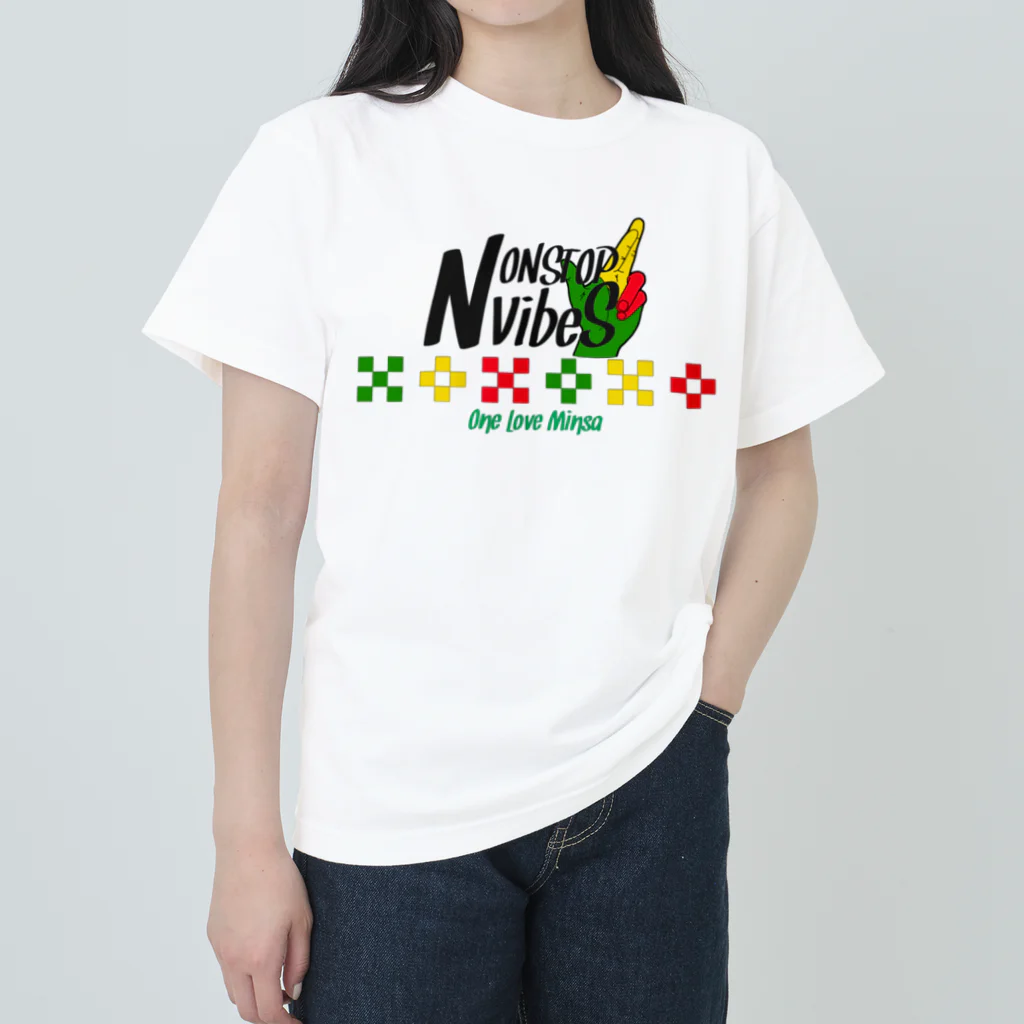 MOKKEYのNONSTOP VIBES（Bミンサー） Heavyweight T-Shirt