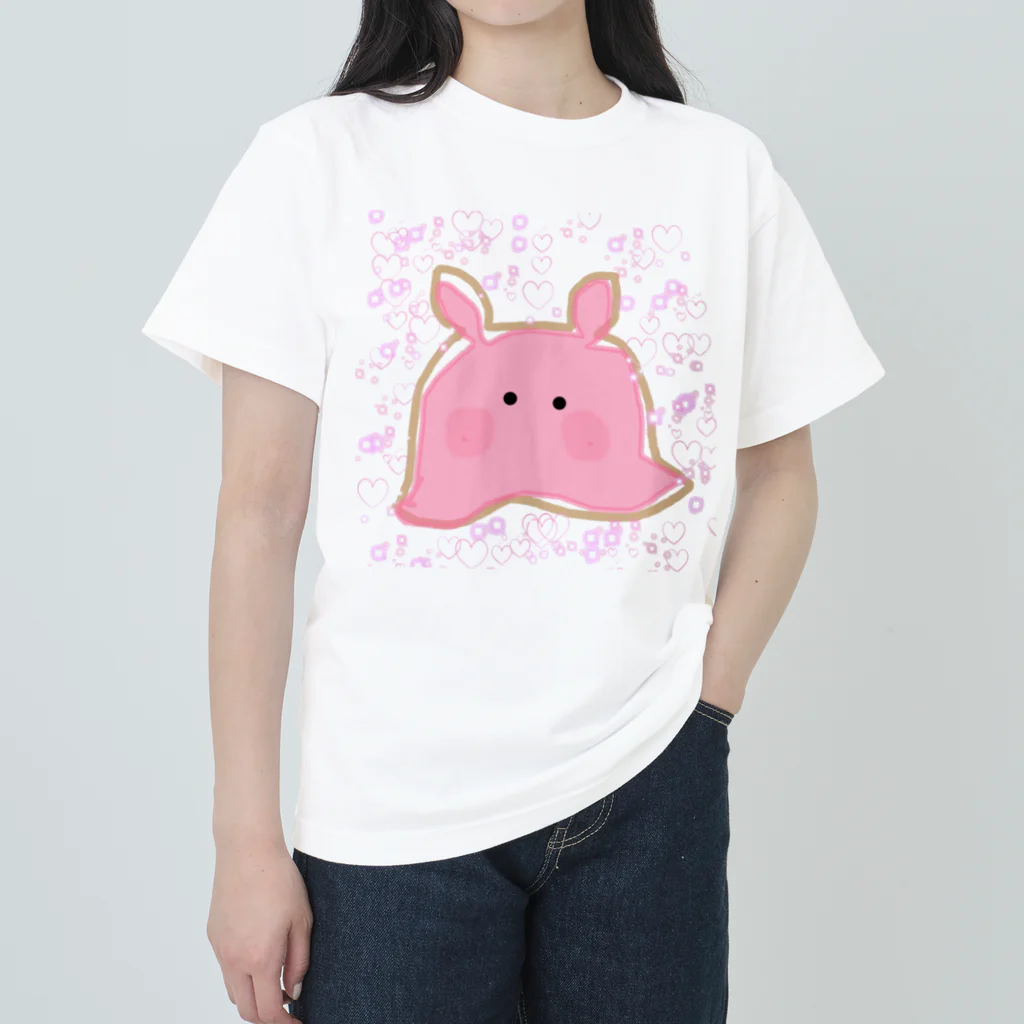 なこちゆるキャラショップのメンダコちゃん Heavyweight T-Shirt