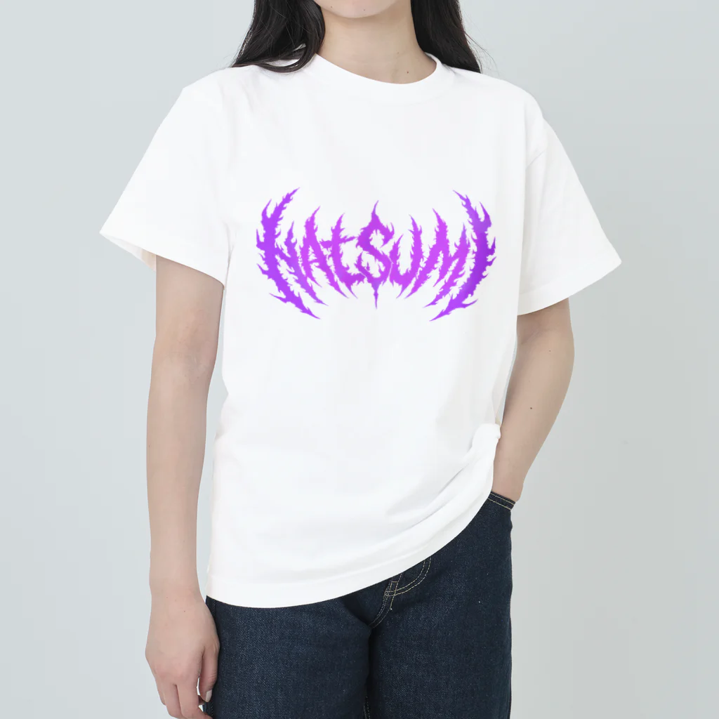 METAL PRINCESSのNatsumi deathlogo（なつみさんのデスロゴ） ヘビーウェイトTシャツ