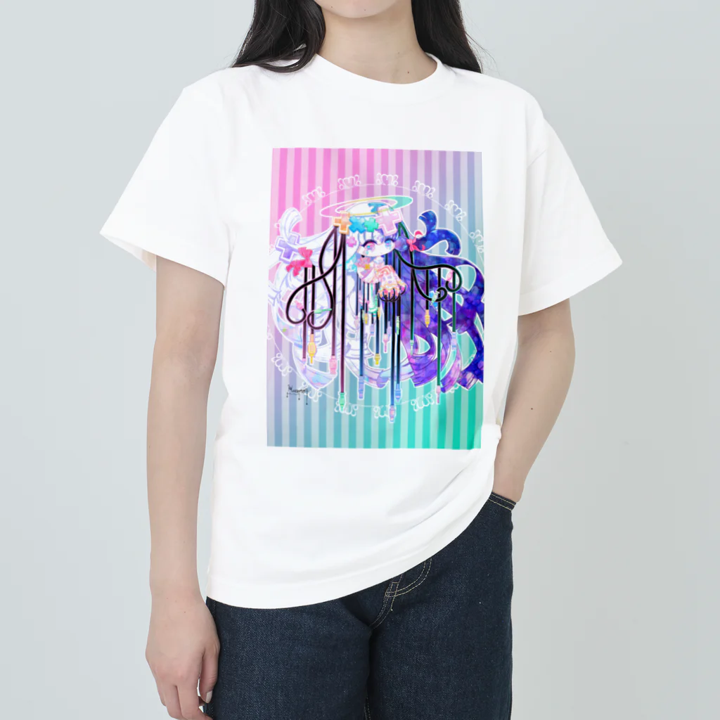 宵ノ音工房のGAMING・ANGEL Heavyweight T-Shirt