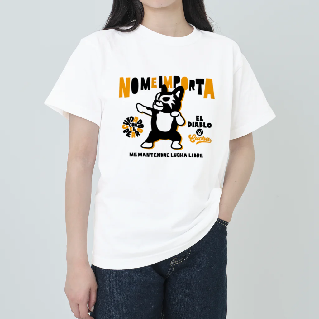 LUCHAのNO ME IMPORTA ヘビーウェイトTシャツ